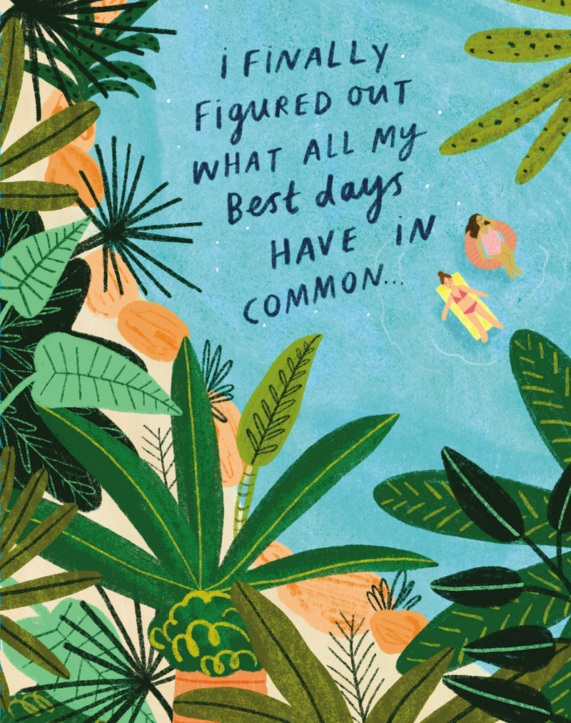 Love Muchly Greeting Cards: Friendship - I finally figured out what all my best (Pack of 6)
