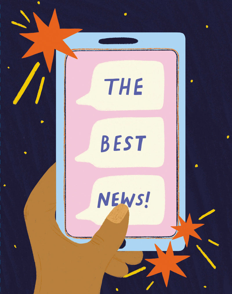 Love Muchly Greeting Cards: Congratulations - The best news (Pack of 6)