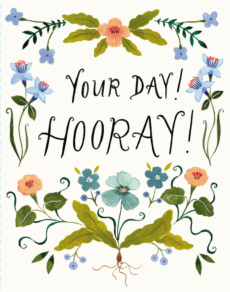Love Muchly Greeting Cards: Birthday - Your day! Hooray! (Pack of 6)