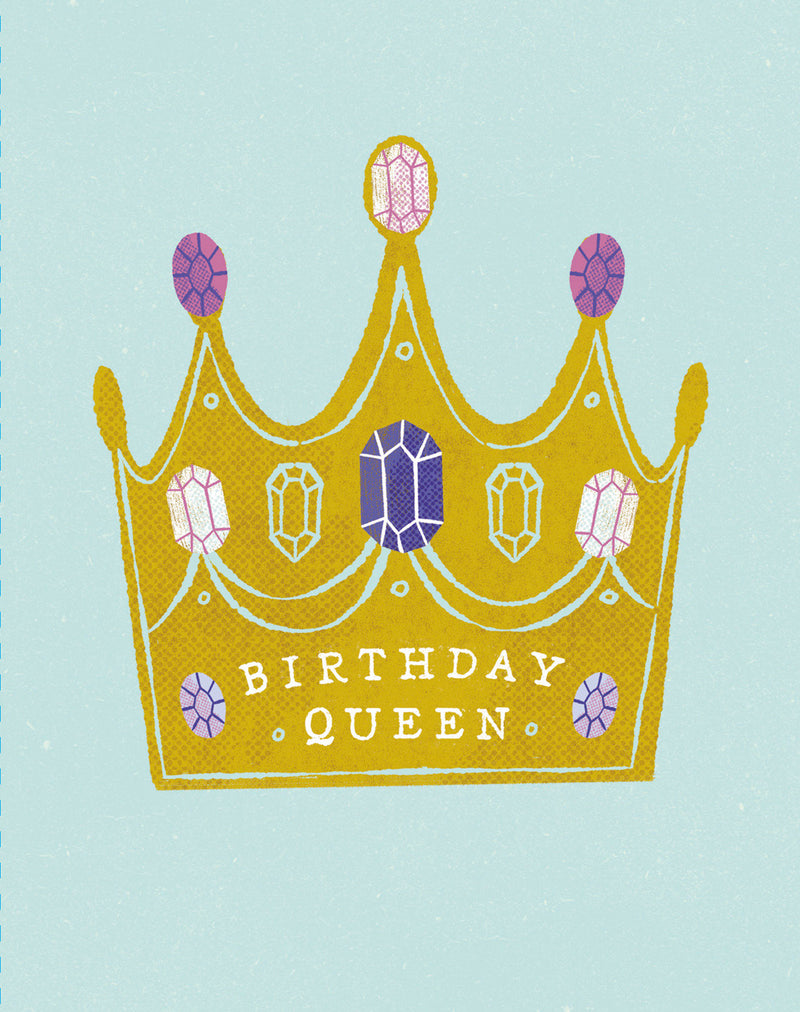 Love Muchly Greeting Cards: Birthday - Birthday queen (Pack of 6)