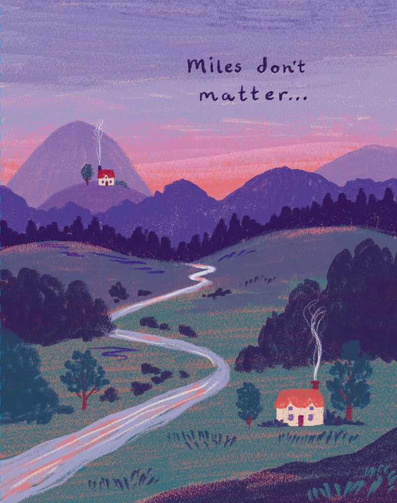 Love Muchly Greeting Cards: Friendship - Miles don't matter (Pack of 6)