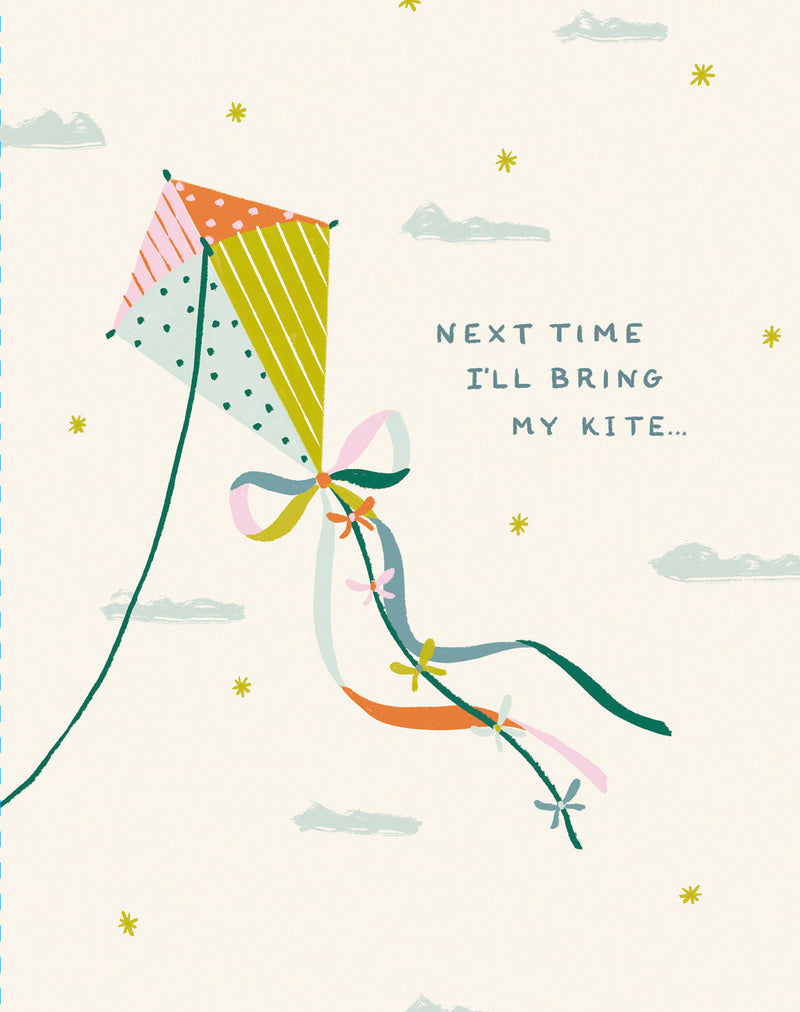 Love Muchly Greeting Cards: Encouragement - Next time I'll bring my kite (Pack of 6)
