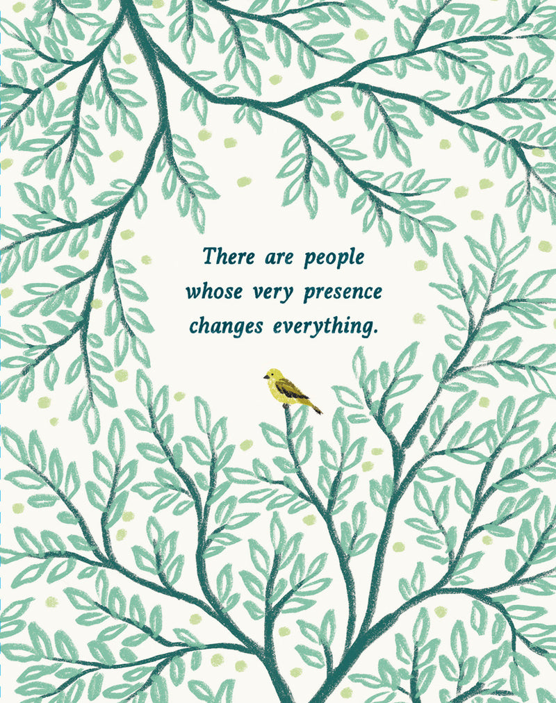 Love Muchly Greeting Cards: Sympathy - There are people whose very presence (Pack of 6)
