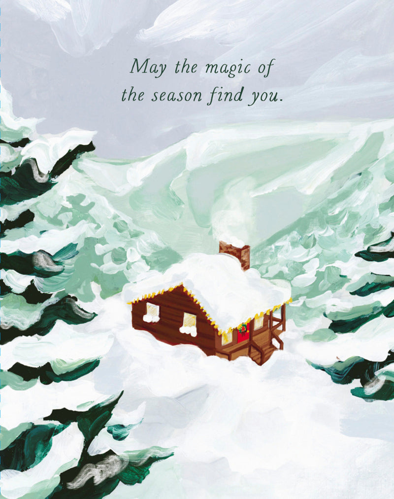 Love Muchly Greeting Cards: Holiday - May the magic of the seaon find you (Pack of 6)