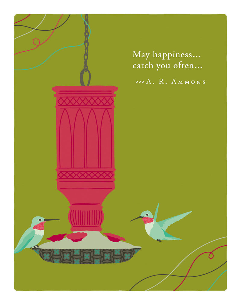 Positively Green Greeting Cards: Birthday - May happiness… catch you often… (Pack of 6)