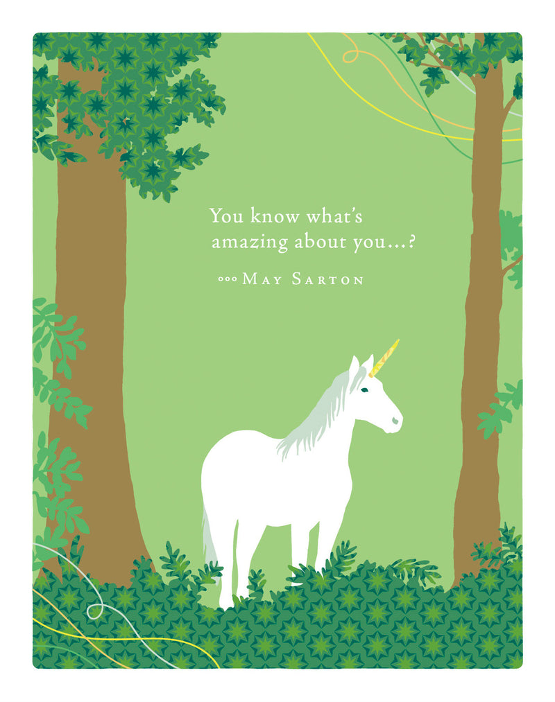 Positively Green Greeting Cards: Encouragement - You know what’s amazing about you? (Pack of 6)