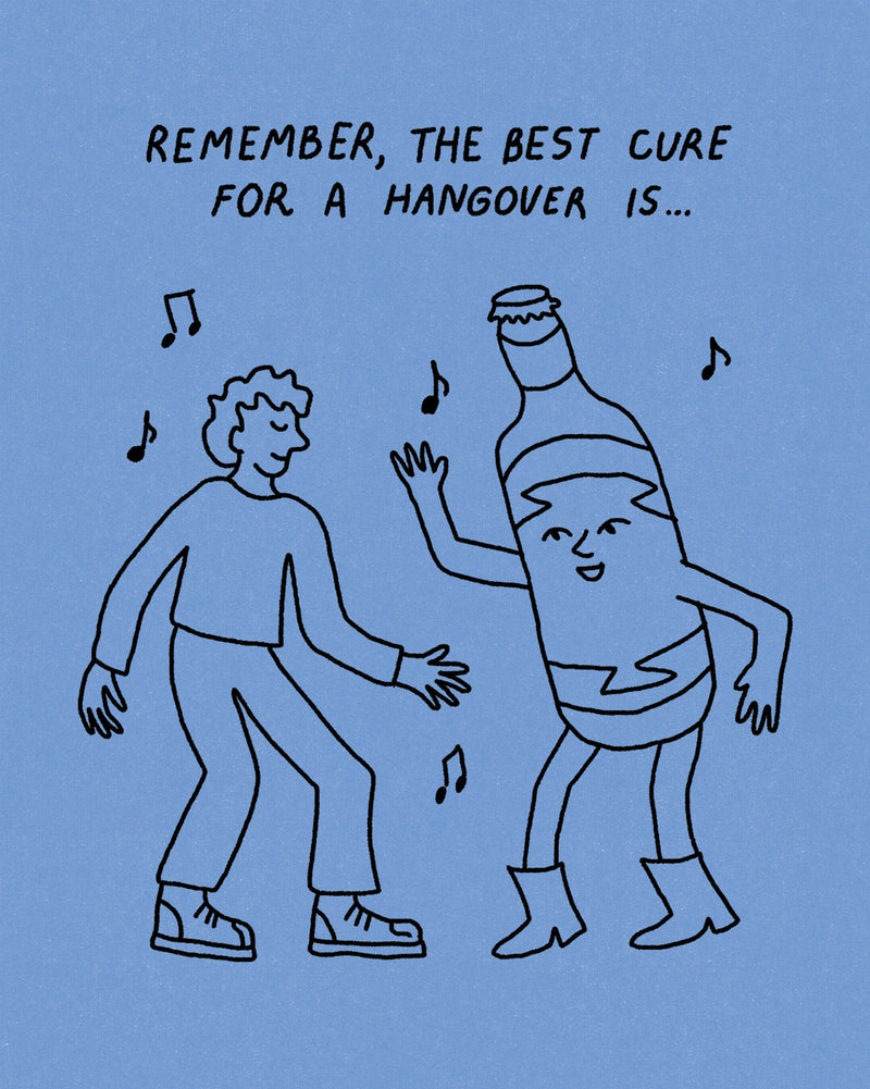 Humor Us Greeting Cards: Birthday - Remember, the best cure for (Pack of 6)