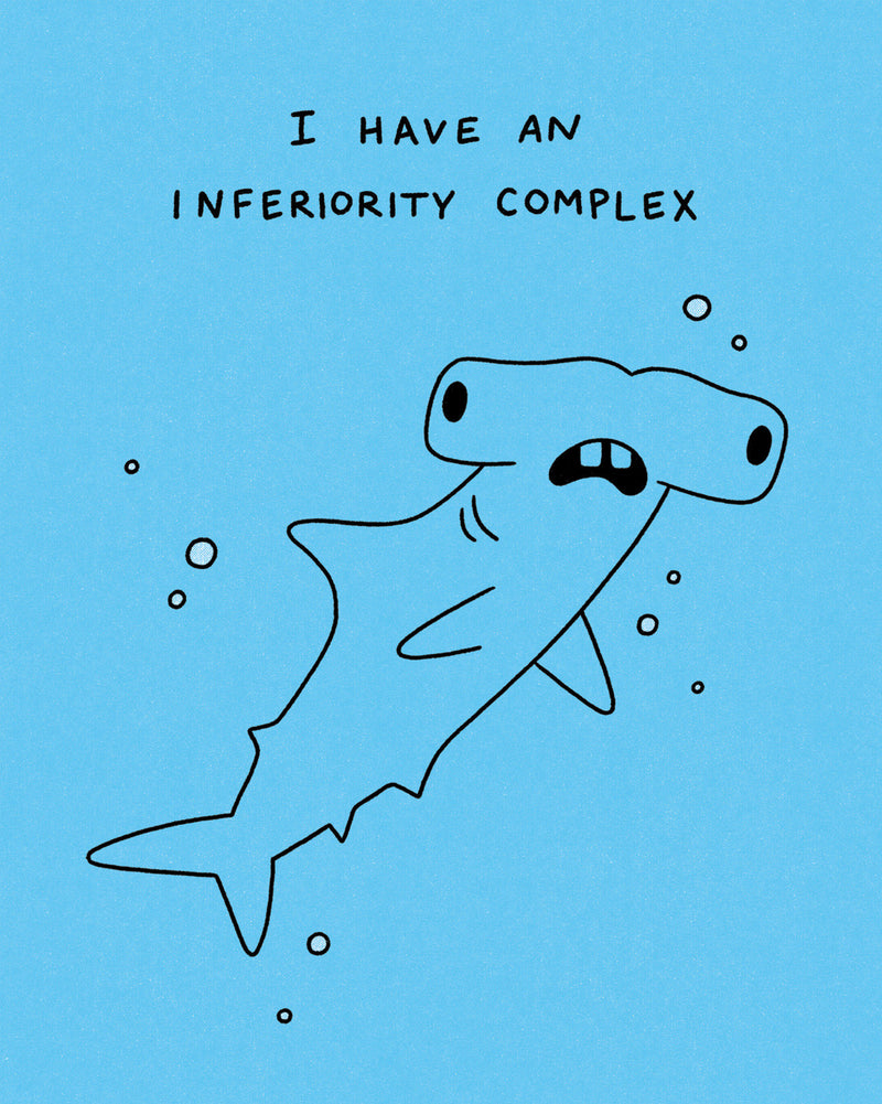 Humor Us Greeting Cards: Just For Laughs - I have an inferiority complex (Pack of 6)