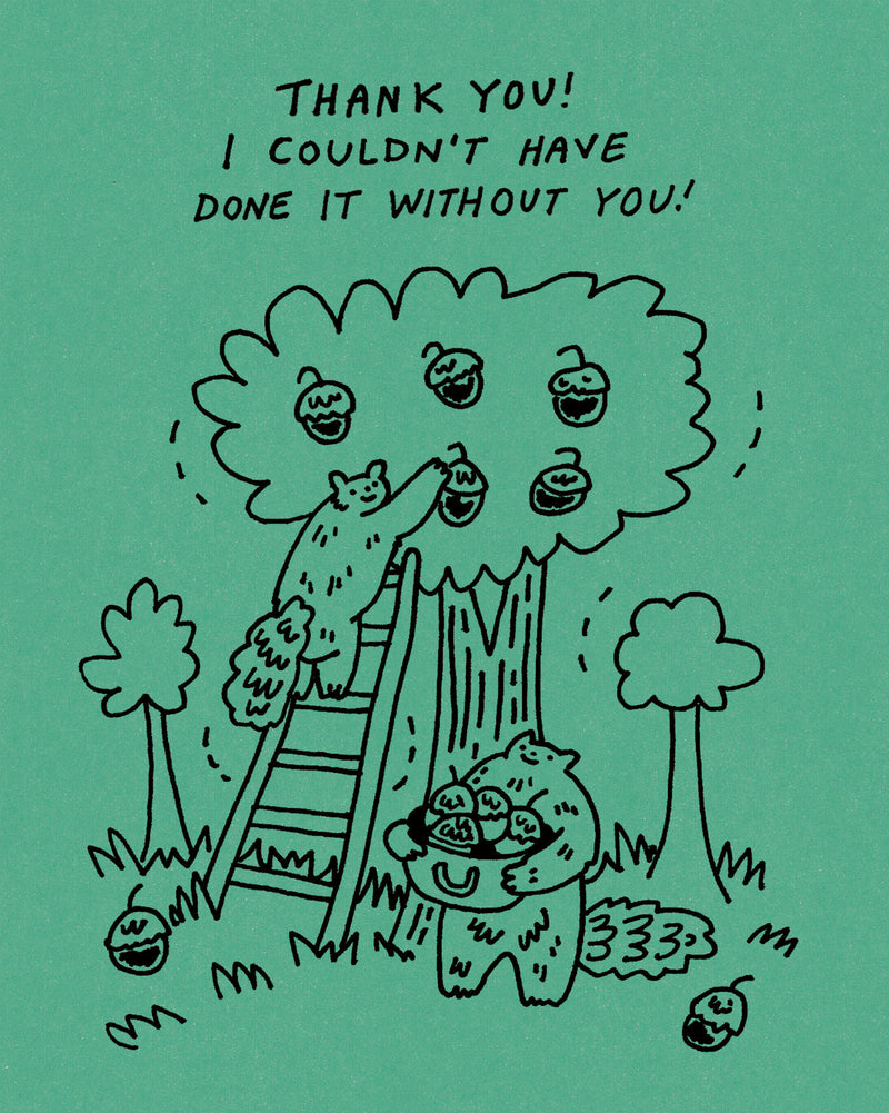 Humor Us Greeting Cards: Thank You - Thank You! I Couldn't Have Done It Without You (Pack of 6)