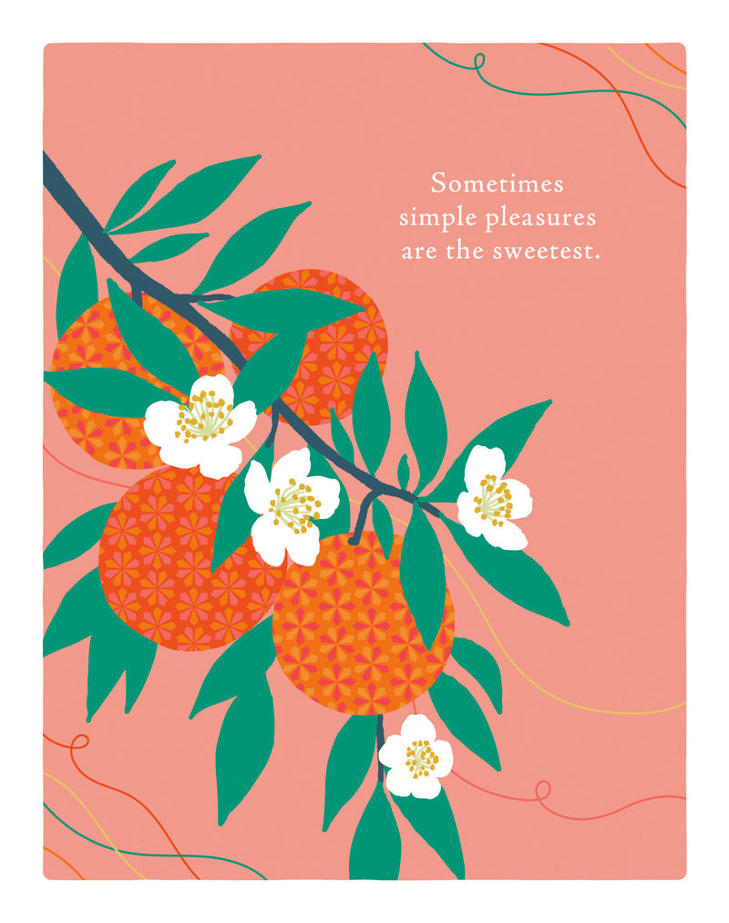 Positively Green Greeting Cards: Birthday - Sometimes Simple Pleasures Are the Sweetest (Pack of 6)
