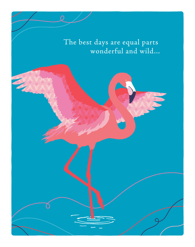 Positively Green Greeting Cards: Birthday - The Best Days Are Equal Parts Wonderful and Wild (Pack of 6)
