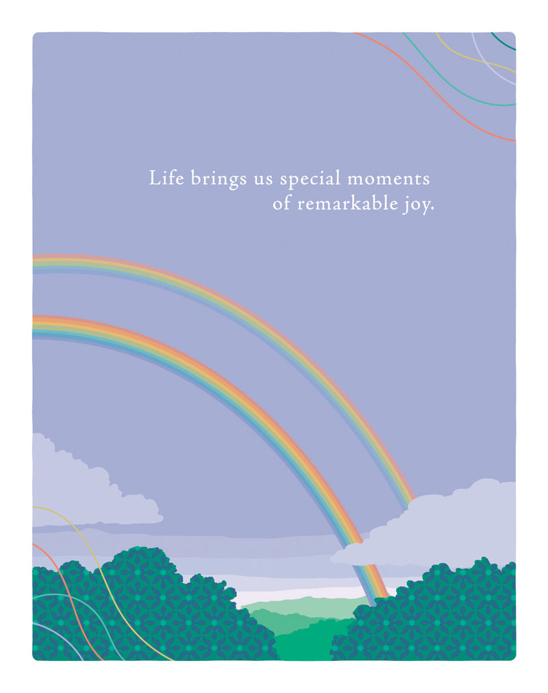 Positively Green Greeting Cards: Congratulations - Life Brings Us Special Moments of Remarkable Joy (Pack of 6)