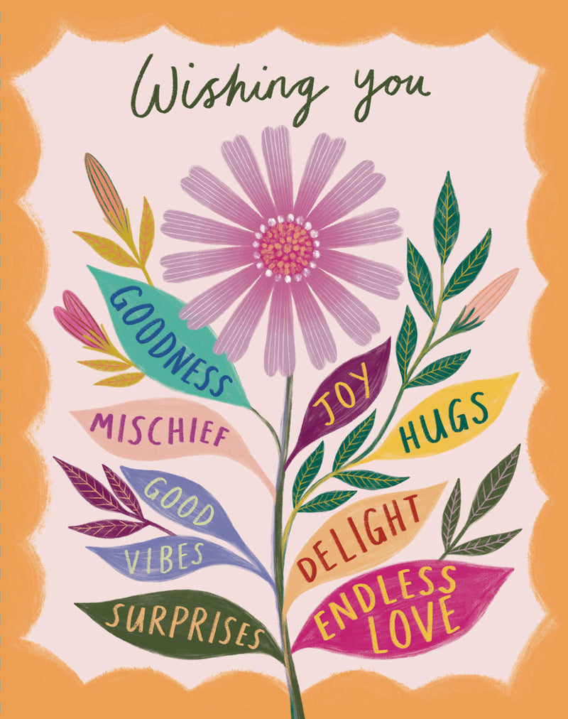 Love Muchly Greeting Cards: Birthday - Wishing You Goodness (Pack of 6)