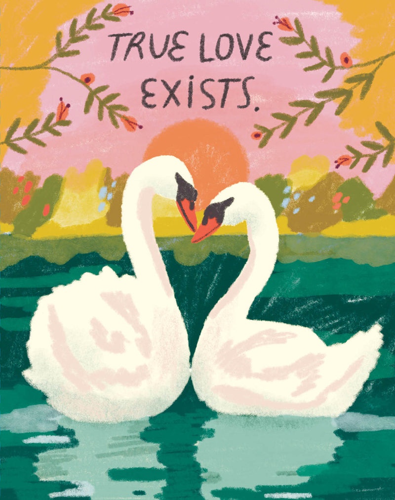 Love Muchly Greeting Cards: Wedding - True Love Exists (Pack of 6)