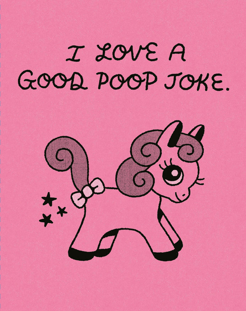 Humor Us Greeting Cards: Just for Laughs - I Love a Good Poop Joke (Pack of 6)