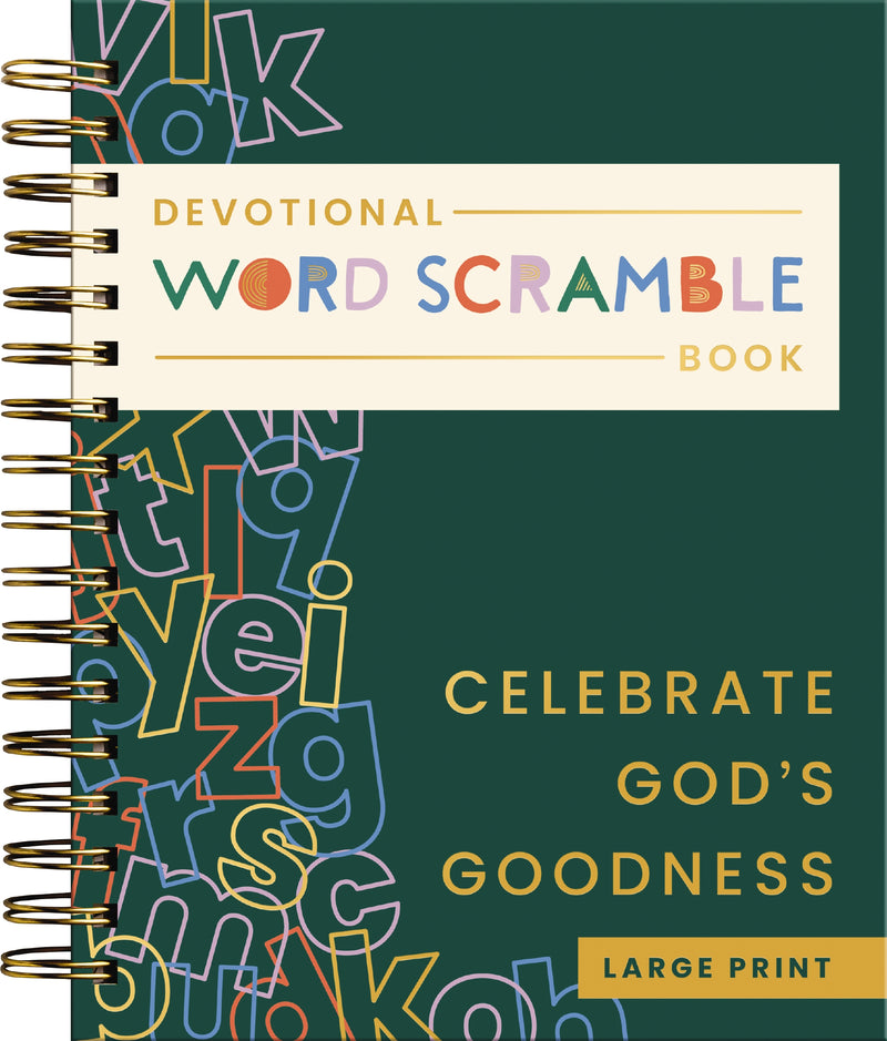 Devotional Word Scramble Book: Celebrate God's Goodness