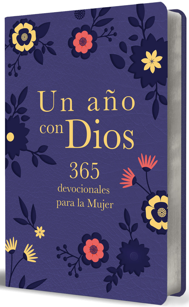 Un año con Dios: 365 devocionales para la mujer / A Year with God. Purple Leathersoft: 365 Devotions for Women