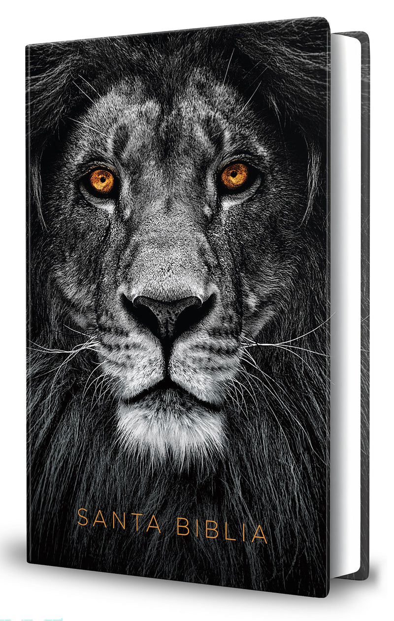 Biblia RVR 1960 tamaño grande, León de Judá, tapa dura ultrafina y con letra grande / Spanish Bible RVR 1960 Large Format, Large Print, Lion of Judah Hardcov