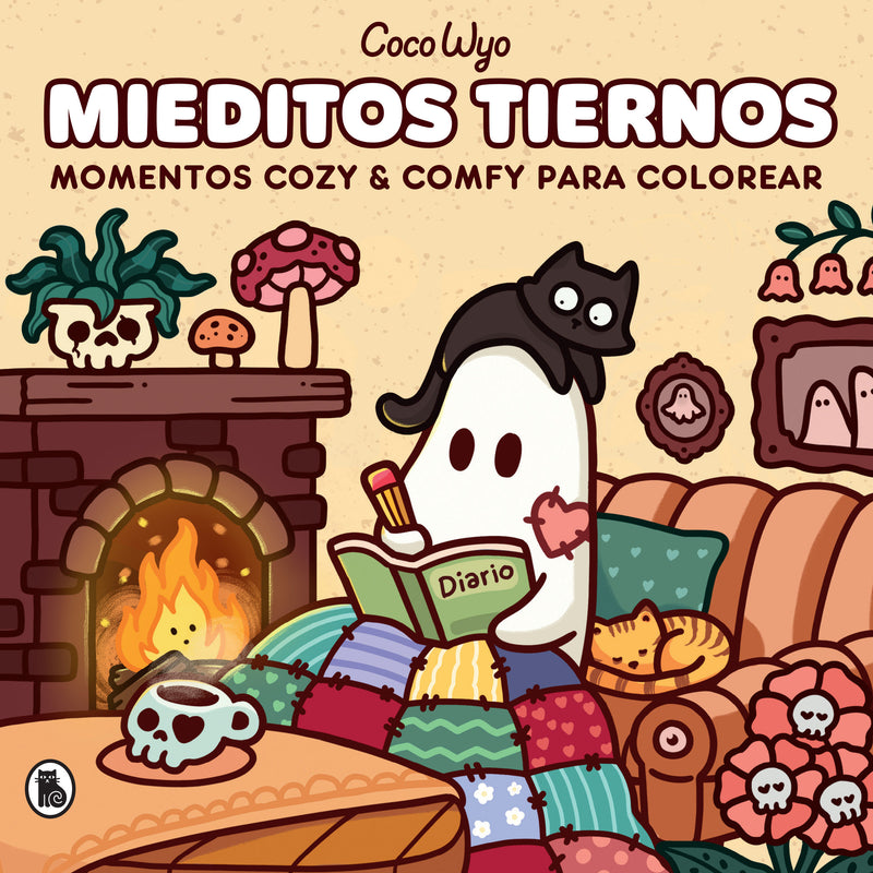 Mieditos Tiernos / Spooky Cutie: Coloring Book for Adults and Kids