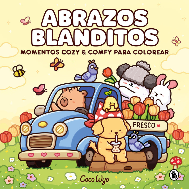 Abrazos blanditos / Cozy Cuties: Coloring Book for Adults and Kids