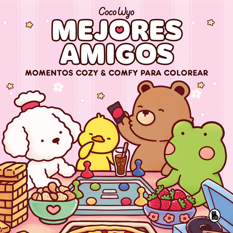 Mejores amigos / Cozy Friends: Coloring Book for Adults and Kids