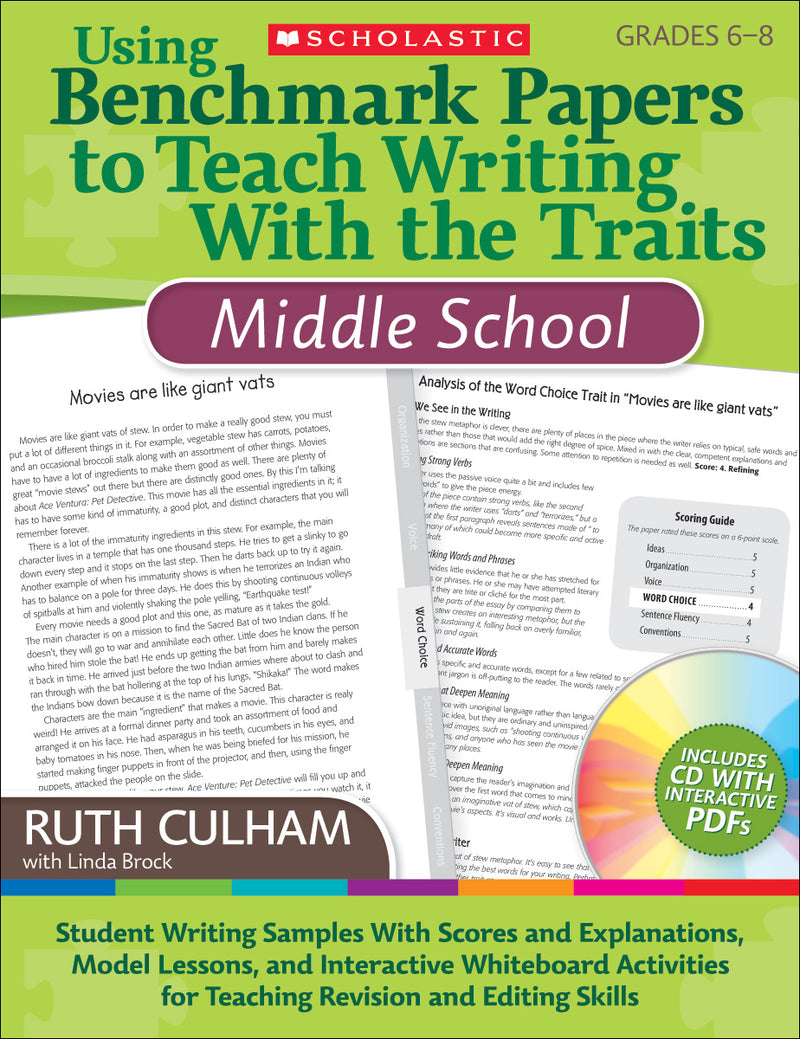 Using Benchmark Papers to Teach Writing With the Traits: Middle School