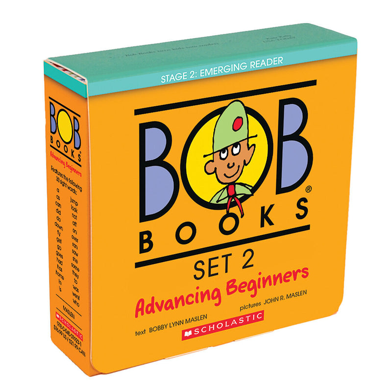 Bob Books - Advancing Beginners Box Set | Phonics, Ages 4 and up, Kindergarten (Stage 2: Emerging Reader)