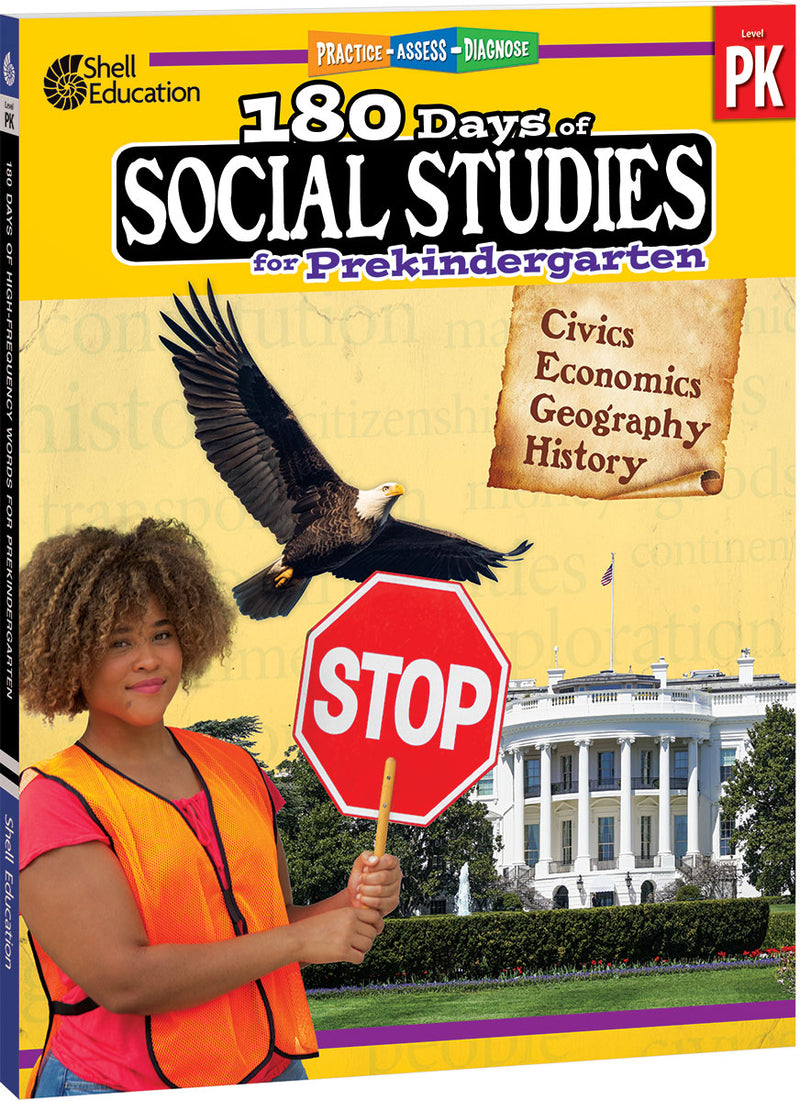 180 Days: Social Studies for Prekindergarten: Practice, Assess, Diagnose
