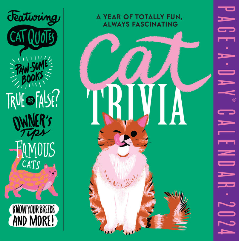 Cat Trivia Page-A-Day Calendar 2024