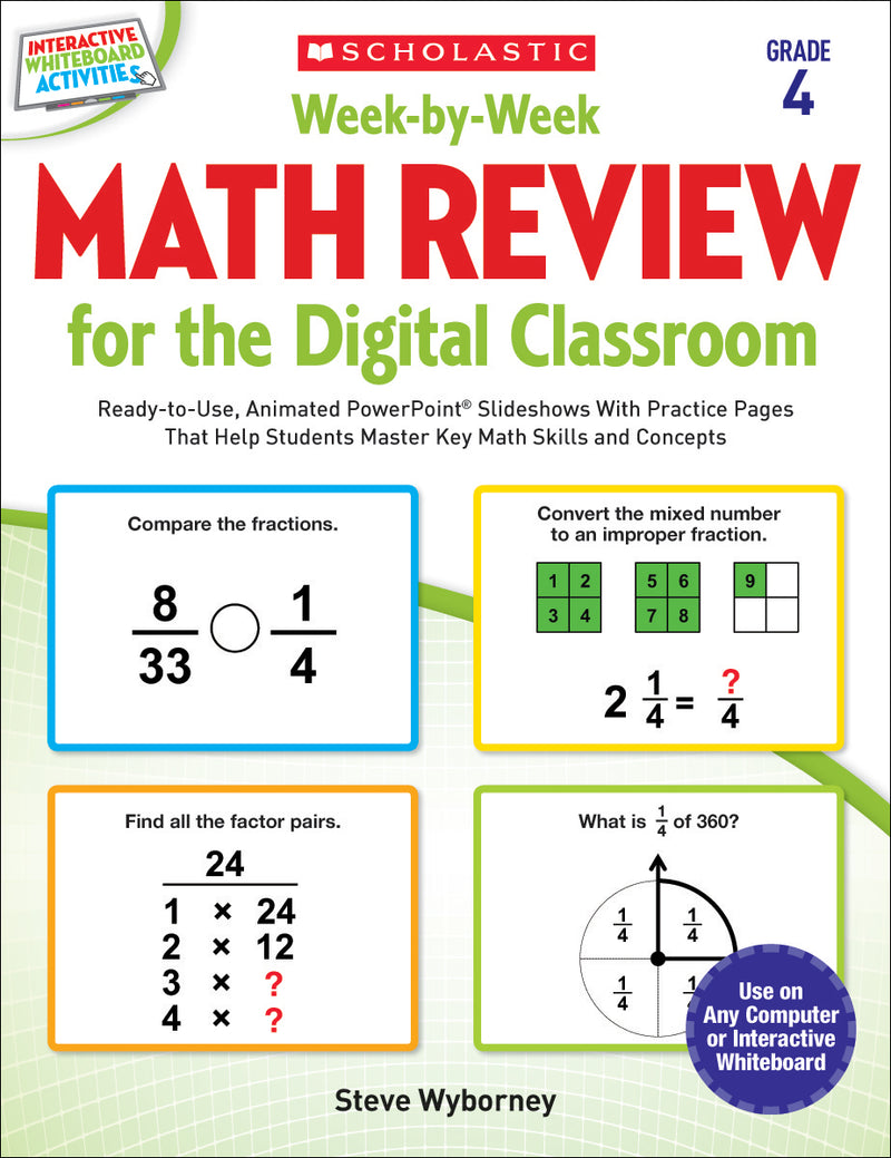 Week-by-Week Math Review for the Digital Classroom: Grade 4