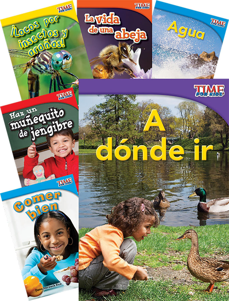 TIME FOR KIDS® Informational Text Grade 1 Spanish Readers Set 3 10-Book Set