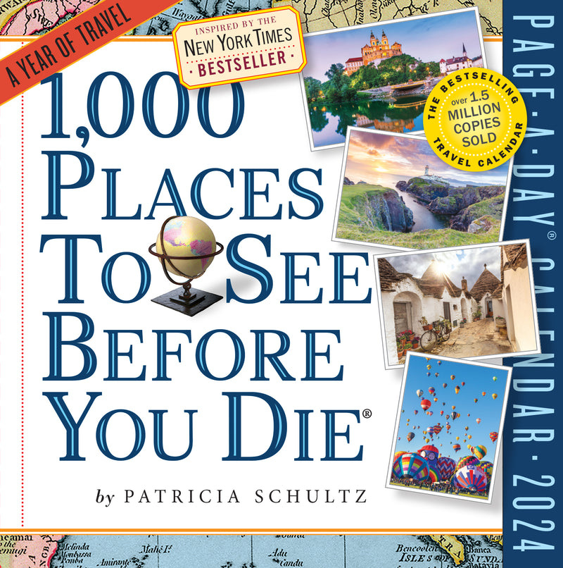 1,000 Places to See Before You Die Page-A-Day Calendar 2024