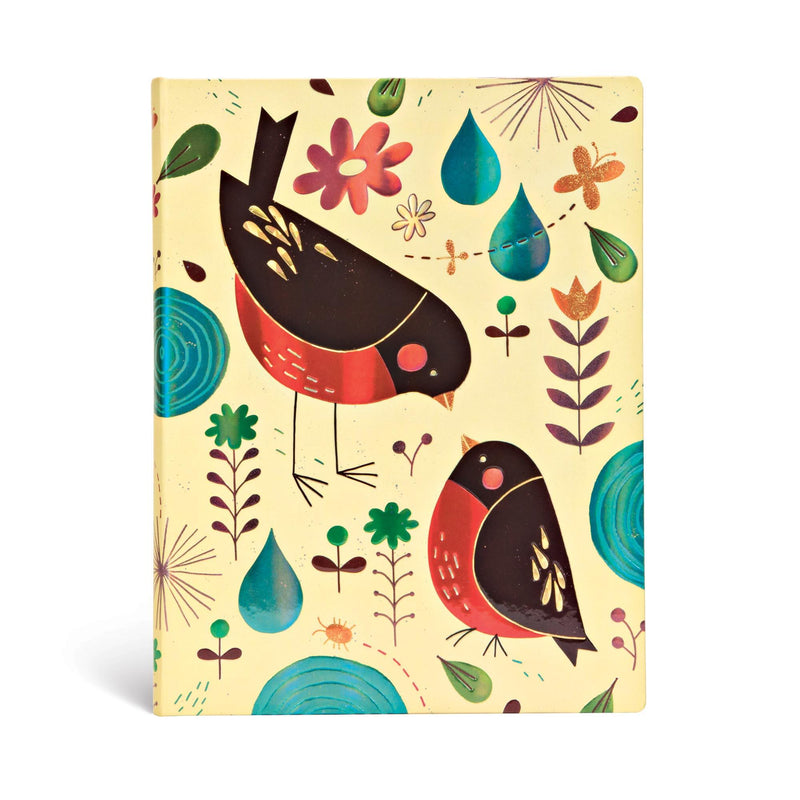 Mother Robin Ultra Hardcover 5-Year Snapshot Journal, 192pg, 120GSM by Paperblanks (Tracy Walker's Animal Friends)