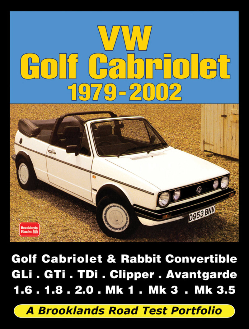 VW Golf Cabriolet Road Test Portfolio 1979-2002