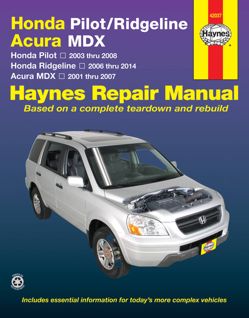 Honda Pilot/Ridgeline & Acura MDX