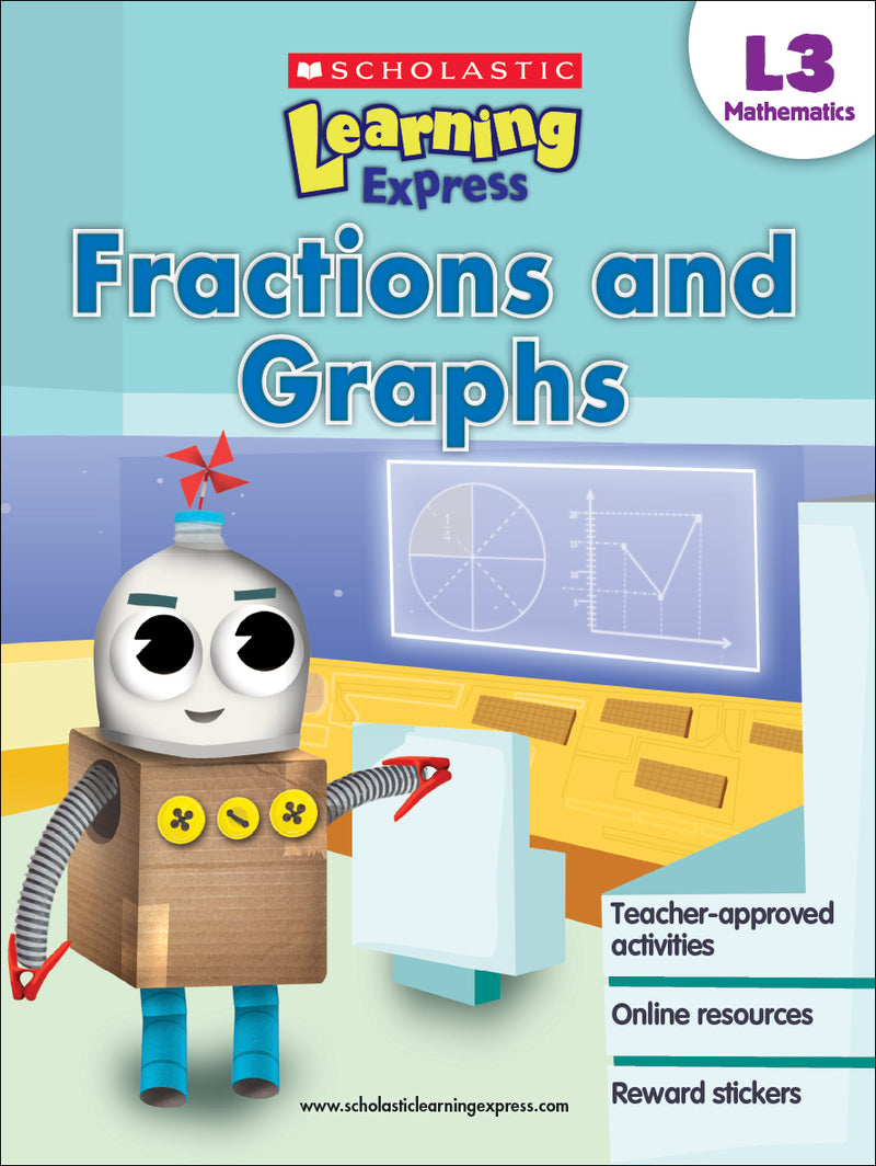 Scholastic Learning Express Level 3: Fractions and Graphs