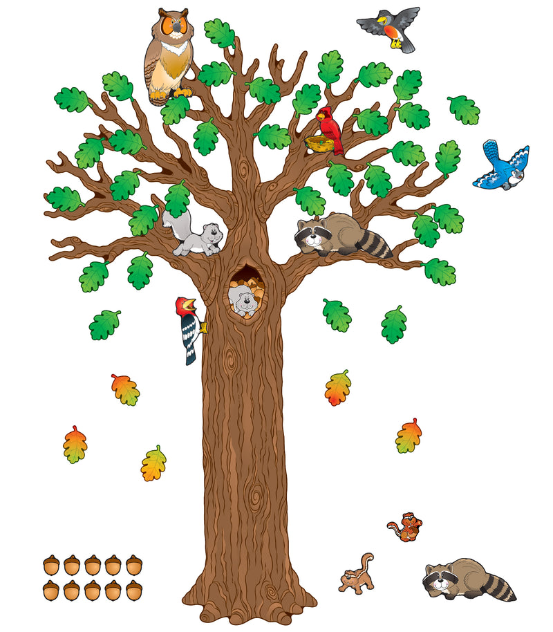 Big Tree with Animals Bulletin Board Set