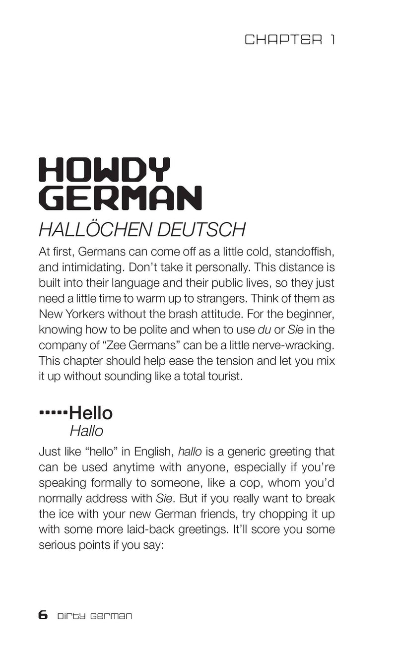 Dirty German: Second Edition