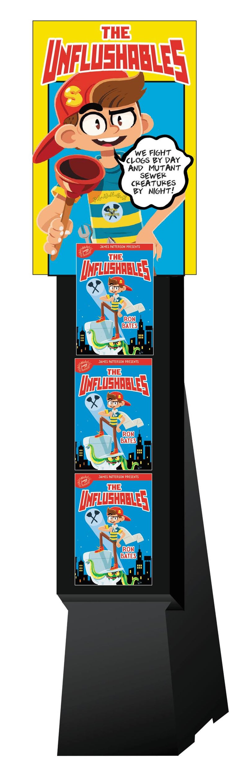 The Unflushables 9c Solid Floor Display - Indies CTB