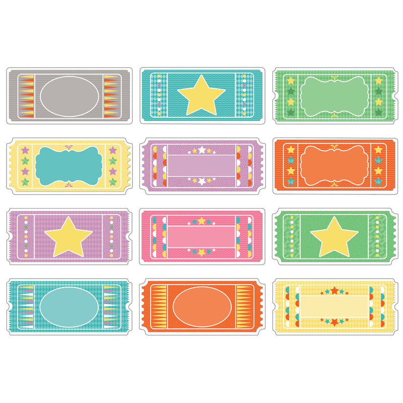 Up and Away Tickets Cutouts