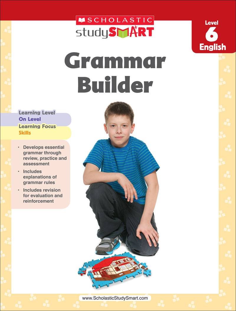 Scholastic Study Smart Grammar Builder Grade 6