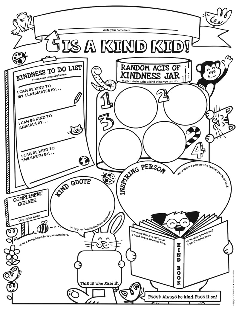 Classroom Kindness: Personal Poster Set