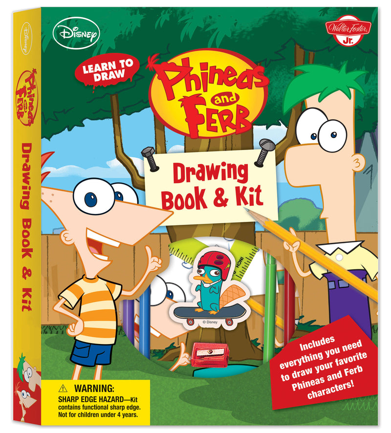 Learn to Draw Disney's Phineas and Ferb Drawing Book & Kit