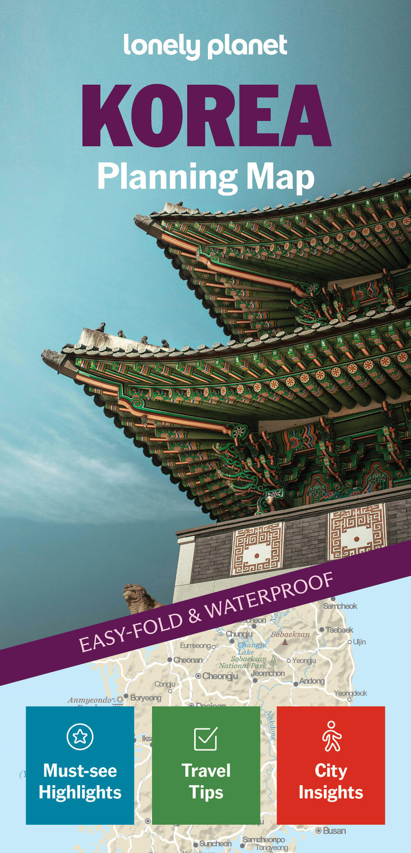 Lonely Planet Korea Planning Map