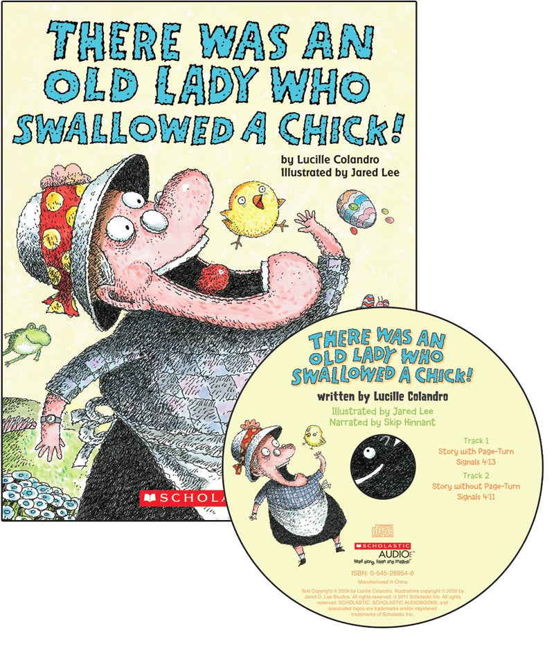 There Was An Old Lady Who Swallowed A Chick! - Audio Library Edition