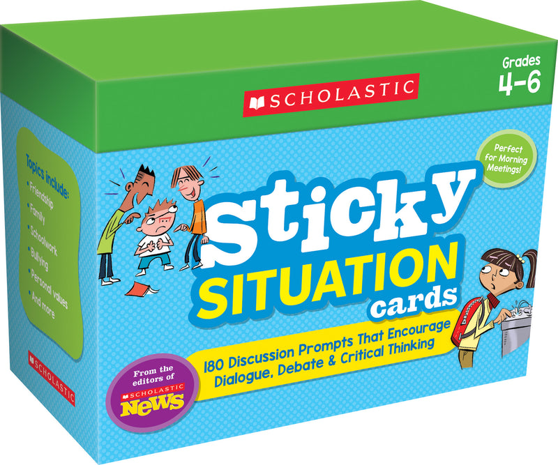 Scholastic News Sticky Situation Cards: Grades 4–6