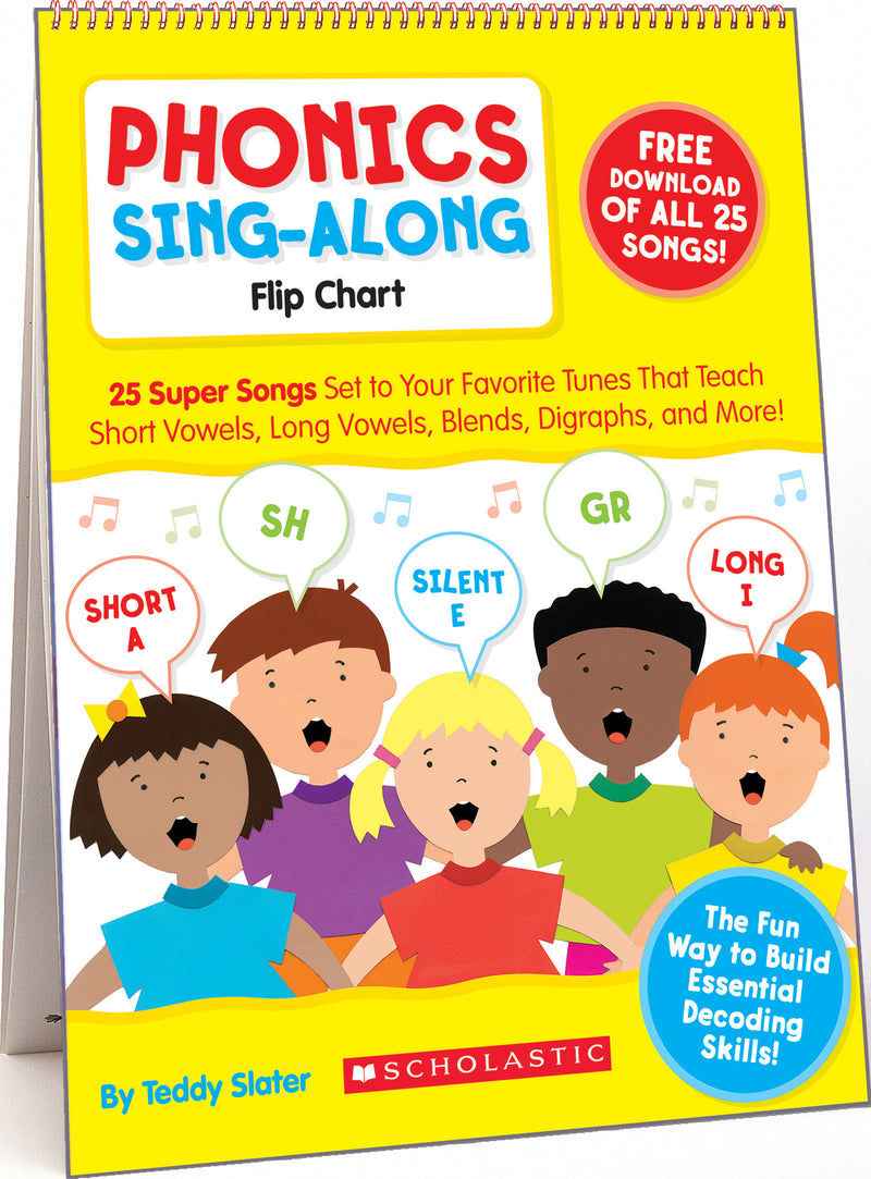 Phonics Sing-Along Flip Chart & CD