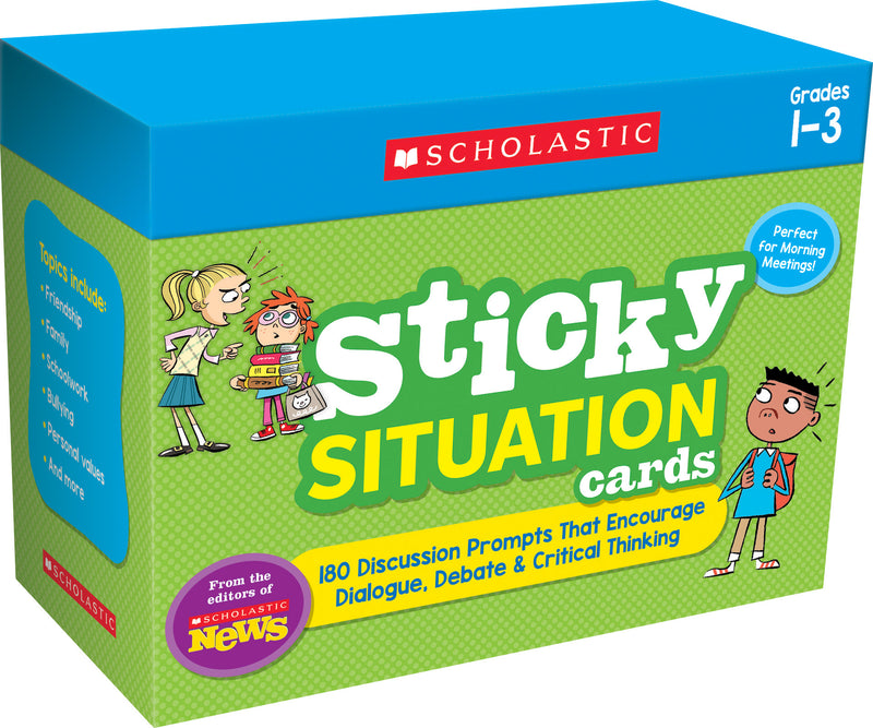 Scholastic News Sticky Situation Cards: Grades 1–3