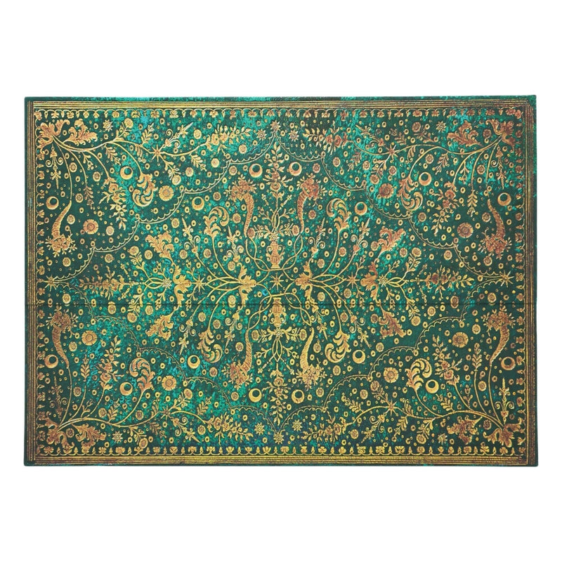 Emerald Flower Document Folder, Marsh's Library by Paperblanks (Nature's Grace)
