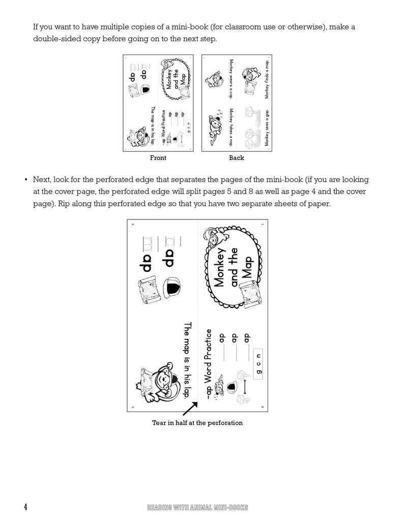 Reading with Animal Mini-Books